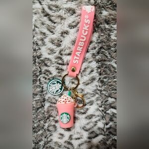 Starbucks Pink Frappuccino Keychain for Kids